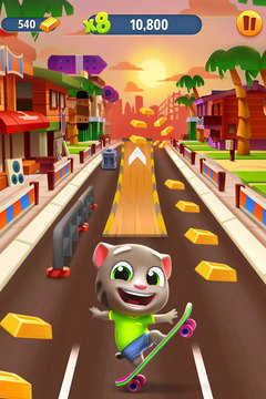 汤姆猫跑酷talking tom gold run